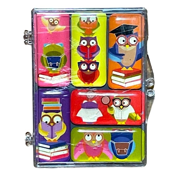 2015 Mini School Learning Graduation Owl fridge Magnet New - Picture 1 of 3